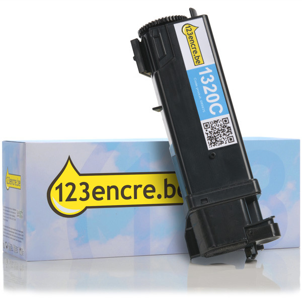 Dell 593-10259 (KU051) toner haute capacité (marque 123encre) - cyan 593-10259C 085675 - 1