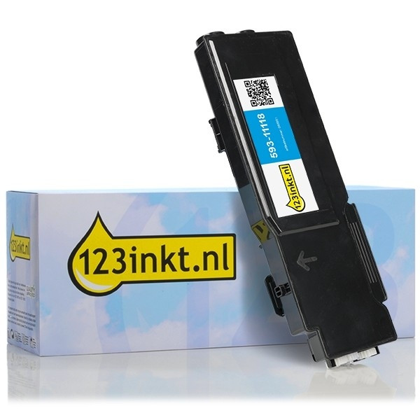 Dell 593-11114 (2PRFP) toner (marque 123encre) - cyan 593-11114C 085943 - 1