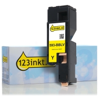 Dell 593-BBLV (MWR7R) toner (marque 123encre) - jaune 593-BBLVC 086097