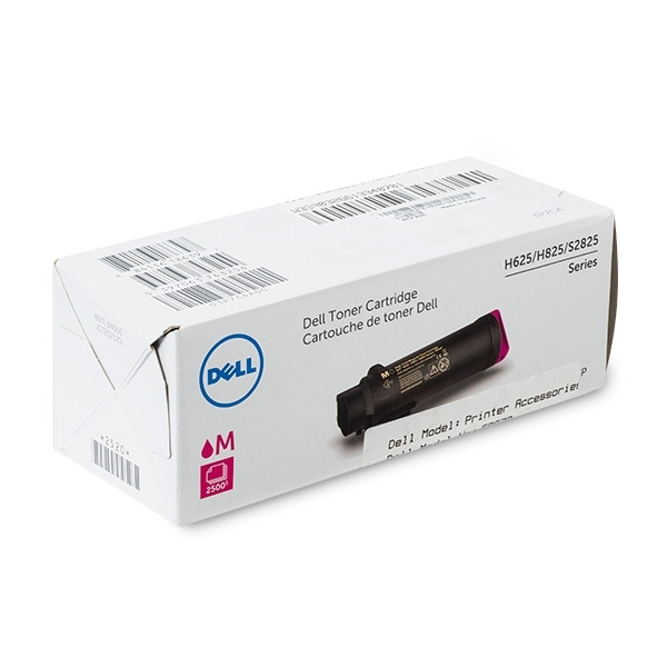 Dell 593-BBRV (R6C4D) toner à haute capacité (d'origine) - magenta 593-BBRV 086116 - 1