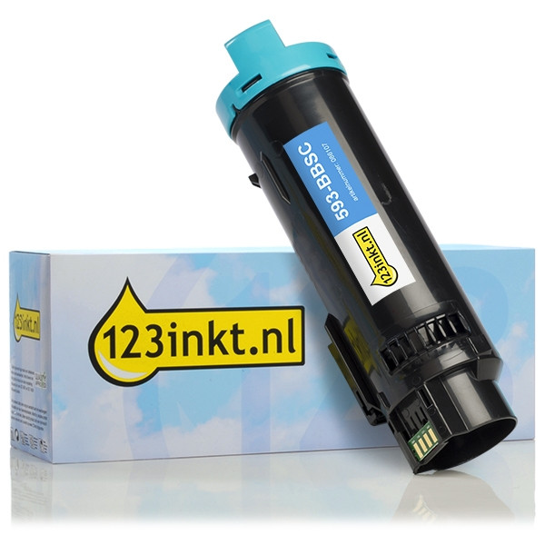 Dell 593-BBSC (RX3MD) toner (marque 123encre) - cyan 593-BBSCC 086107 - 1