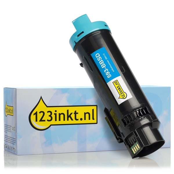 Dell 593-BBSD (4R6JN) toner à haute capacité (marque 123encre) - cyan 593-BBSDC 086115 - 1