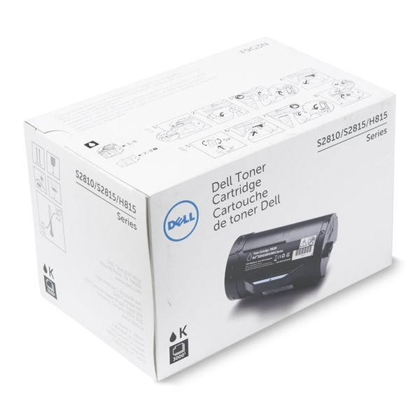 Dell 593-MMBB (KNRMF) toner (d'origine) - noir 593-BBMM 086138 - 1