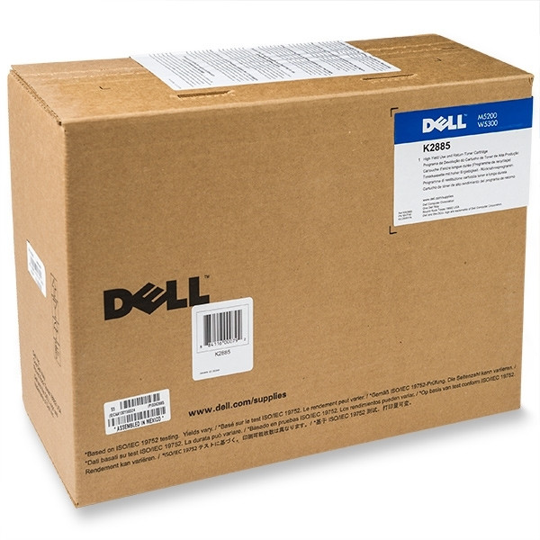 Dell 595-10002 / 595-10004 (K2885) toner haute capacité (d'origine) - noir 595-10002 085722 - 1