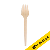 Offre : 3x Depa fourchette à collation en bois (200 pièces)