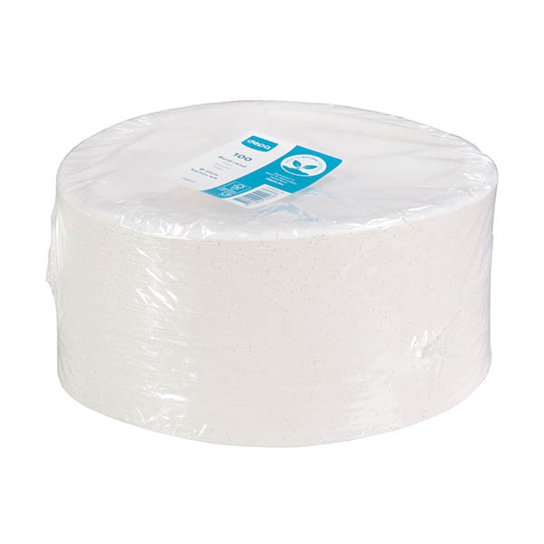 Depa assiette en carton jetable 22 cm (100 pièces) 423542 - 2