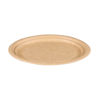 Depa assiette jetable en kraft 18 cm (100 pièces) 423536