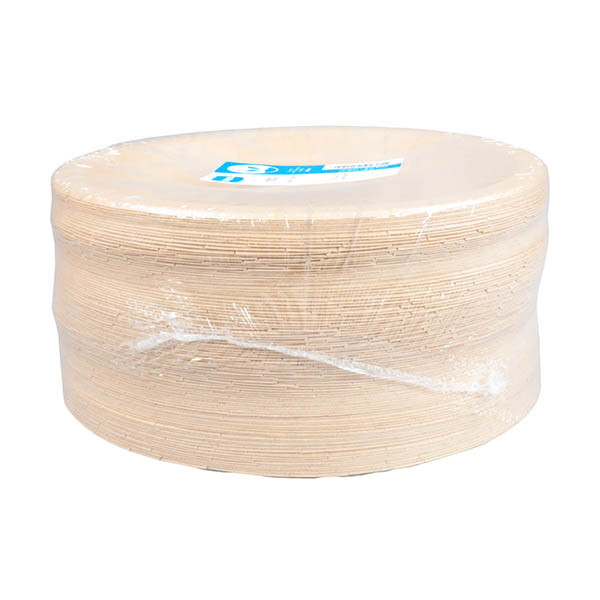 Depa assiette jetable en kraft 22 cm (100 pièces) 423538 - 2