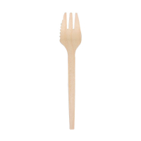 Depa fourchette à collation en bois (200 pièces) 423524
