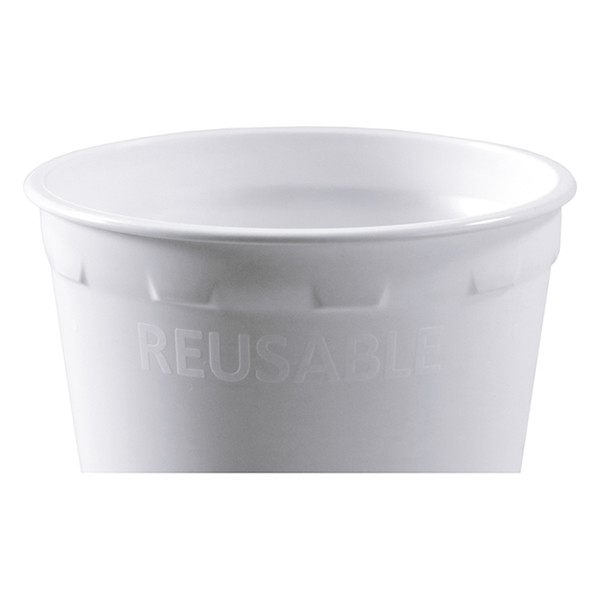 Depa gobelet réutilisable 180 ml (40 pièces) - blanc 402934 - 2