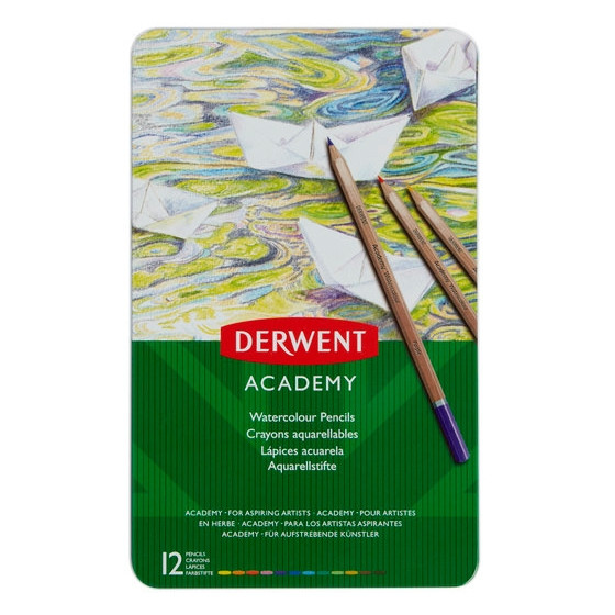 Derwent Academy crayons aquarelle (12 pièces) 2301941 209800 - 1