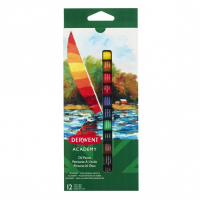 Derwent Academy tubes de peinture à l'huile (12 pièces) 2302406 209814