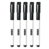 Desq Marqueurs pour tableau blanc Desq avec capuchon gomme noir 5 pièces (rond 1 mm) 4297 400747 - 4