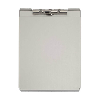 Desq porte-bloc aluminium avec rabat de protection et compartiment de rangement A4 268843