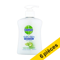 Dettol Offre : 6x Dettol Aloe Vera savon à mains (250 ml)  SDE01048