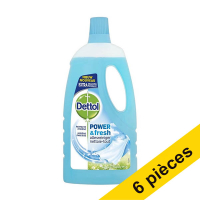 Offre : 6x Dettol Power & Fresh Coton Frais nettoyant multi-usages (1 litre)