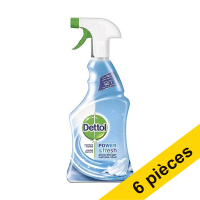 Offre : 6x Dettol Power & Fresh Fraîcheur Coton spray nettoyant multi-usages (500 ml)
