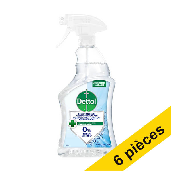 Offre : 6x Dettol nettoyant désinfectant multi-usages (750 ml) SDE01126 - 1