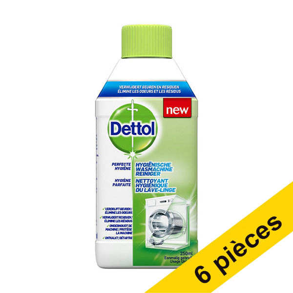 Offre : 6x Dettol nettoyant pour lave-linge (250 ml) SDE01072 - 1