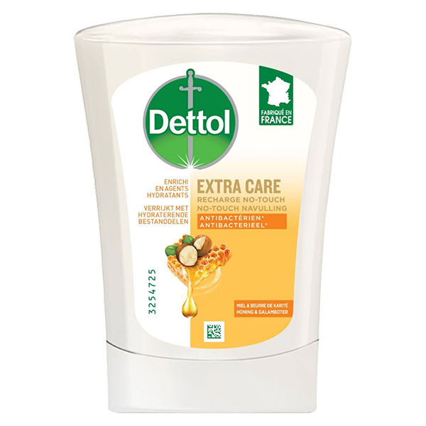 Dettol recharge de savon pour les mains No-Touch Extra Care Miel & Beurre de karité (250 ml) SDE01095 - 1