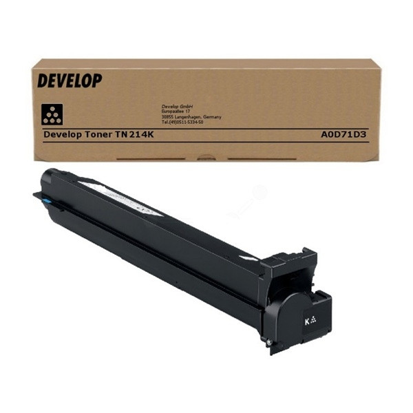 Develop TN-214K (A0D71D3) toner (d'origine) - noir A0D71D3 049256 - 1