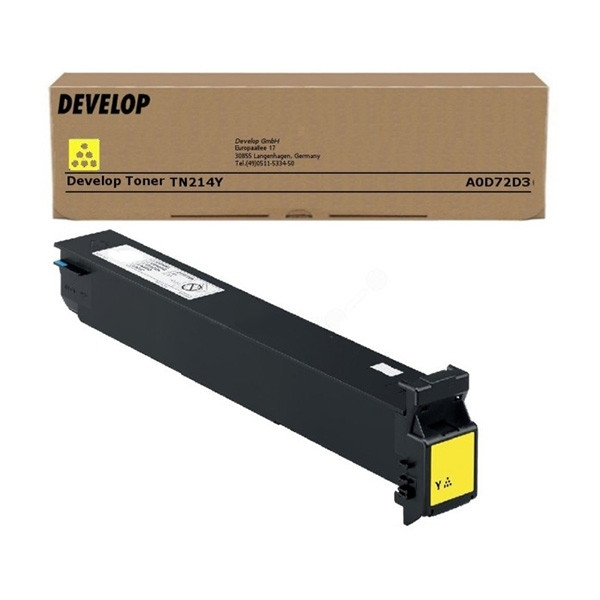 Develop TN-214Y (A0D72D3) toner (d'origine) - jaune A0D72D3 049262 - 1