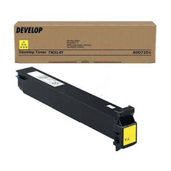 Develop TN-314Y (A0D72D1) toner (d'origine) - jaune 049526 - 1