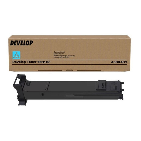 Develop TN-318C (A0DK4D3) toner (d'origine) - cyan A0DK4D3 049128 - 1