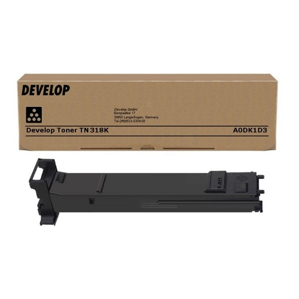 Develop TN-318K (A0DK1D3) toner (d'origine) - noir A0DK1D3 049126 - 1