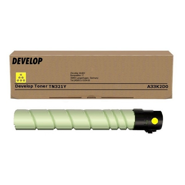 Develop TN-321Y (A33K2D0) toner (d'origine) - jaune A33K2D0 049088 - 1
