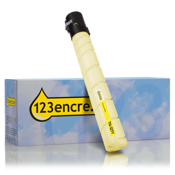 Develop TN-321Y (A33K2D0) toner (marque 123encre) - jaune A33K2D0C 049089 - 1