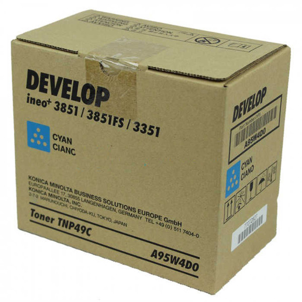 Develop TNP-49C (A95W4D0) toner (d'origine) - cyan A95W4D0 049430 - 1