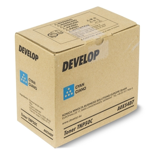 Develop TNP-50C (A0X54D7) toner (d'origine) - cyan A0X54D7 049324 - 1