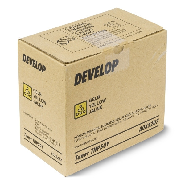 Develop TNP-50Y (A0X52D7) toner (d'origine) - jaune A0X52D7 049328 - 1