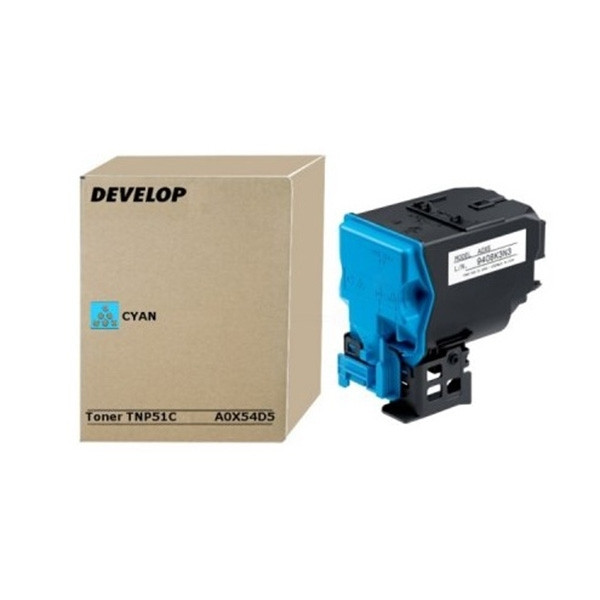 Develop TNP-51C (A0X54D5) toner (d'origine) - cyan A0X54D5 049240 - 1