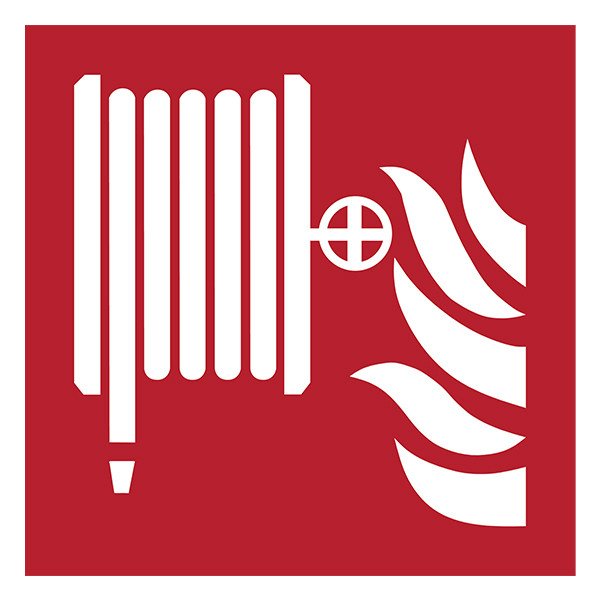 Djois panneau de sécurité lance incendie (200 x 200 mm) 7520005 234855 - 1