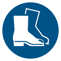 Djois panneau de sécurité port obligatoire de chaussures de sécurité (200 mm)
