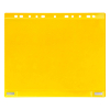 Djois pochette de présentation magnétique A4 11 trous 200 microns (5 pièces) - jaune 181124 234872 - 1