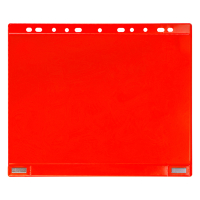 Djois pochette de présentation magnétique A4 11 trous 200 microns (5 pièces) - rouge 181123 234871