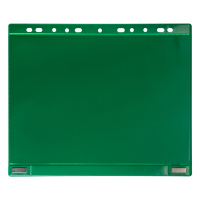 Djois pochette de présentation magnétique A4 11 trous 200 microns (5 pièces) - vert 181125 234873