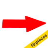 Djois symbole de marquage au sol autocollant flèche (10 pièces) - rouge 234842 - 1