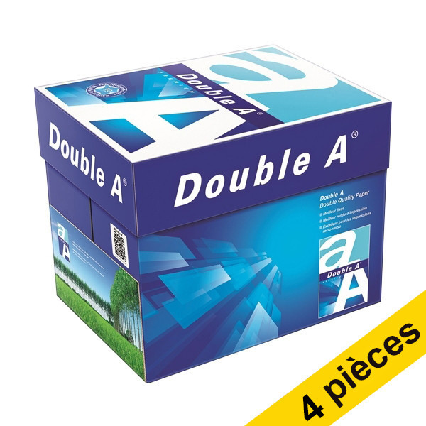 Double A papier A4 4 boîtes de 2500 feuilles - 80 g/m² 065131 - 1