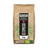 Douwe Egberts Espresso Organic & Fairtrade Dark Roast grains de café 1 kg 4091501 423926