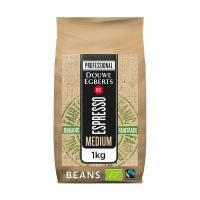 Douwe Egberts Espresso Organic et Fairtrade Medium Roast 1 kg 4091500 423924
