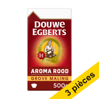 Offre: 3x Douwe Egberts café moulu pour filtre rapide 500 g