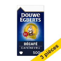 Offre : 3x Douwe Egberts Decafé café moulu pour filtre rapide 500 g
