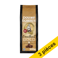 Offre : 3x Douwe Egberts Gold grains de café 500 g