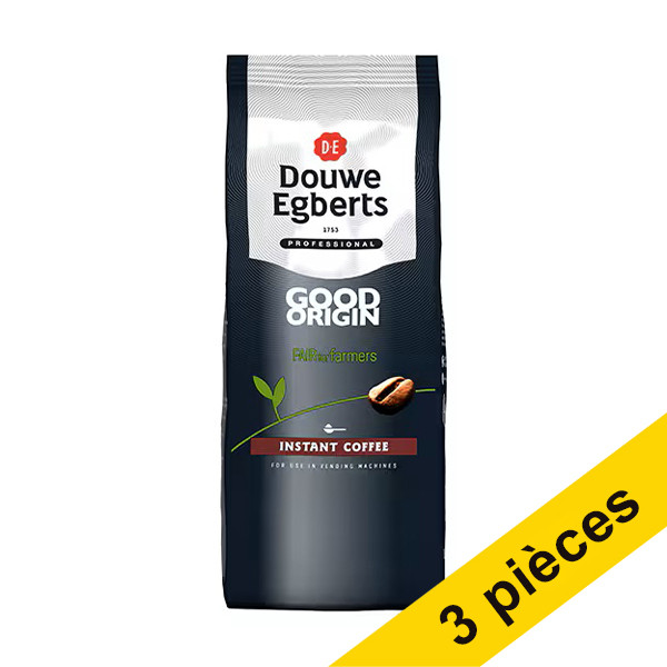 Douwe Egberts Offre : 3x Douwe Egberts Good Origin café instantané 300 g  423937 - 1