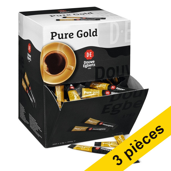 Douwe Egberts Offre : 3x Douwe Egberts sticks Instant Pure Gold (200 pièces)  404274 - 1