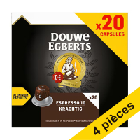 Offre : 4x Douwe Egberts Espresso Fort capsules (20 pièces)